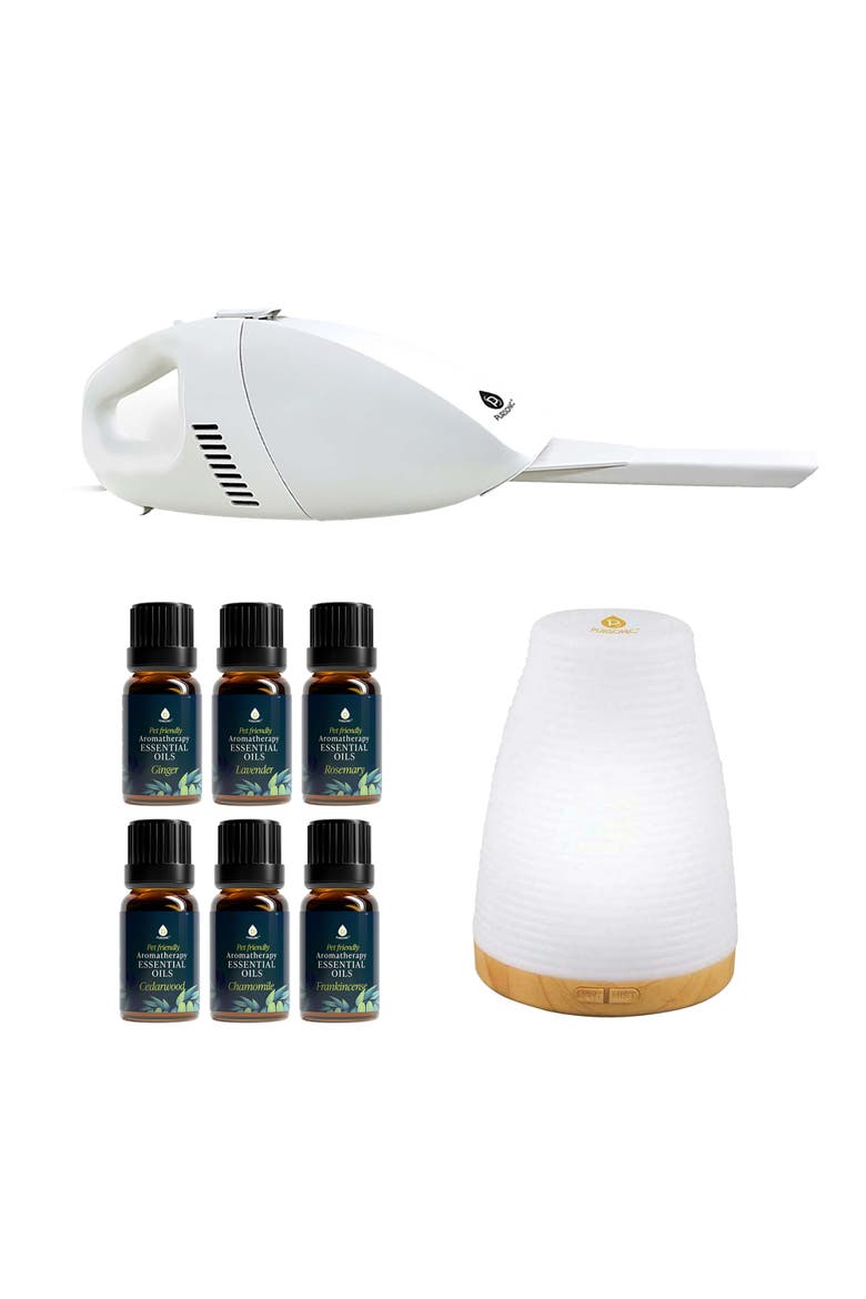 Pet Oils, USB Diffuser & Car Vacuum Set, Main, color, Multicolor
