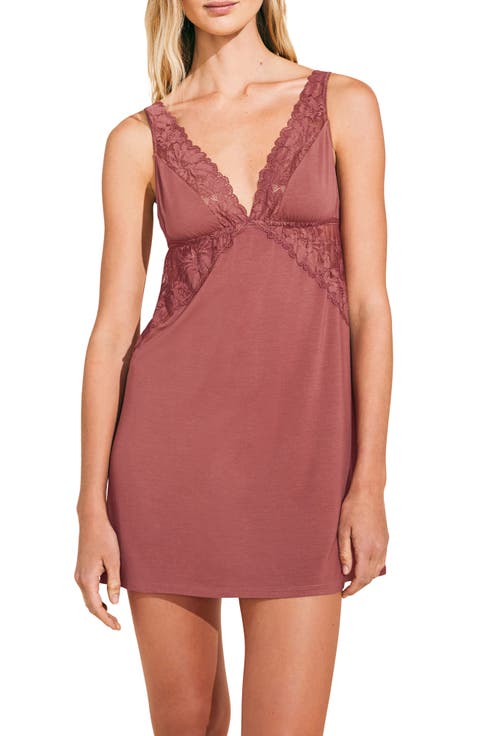 Rosalia Lace Trim Chemise