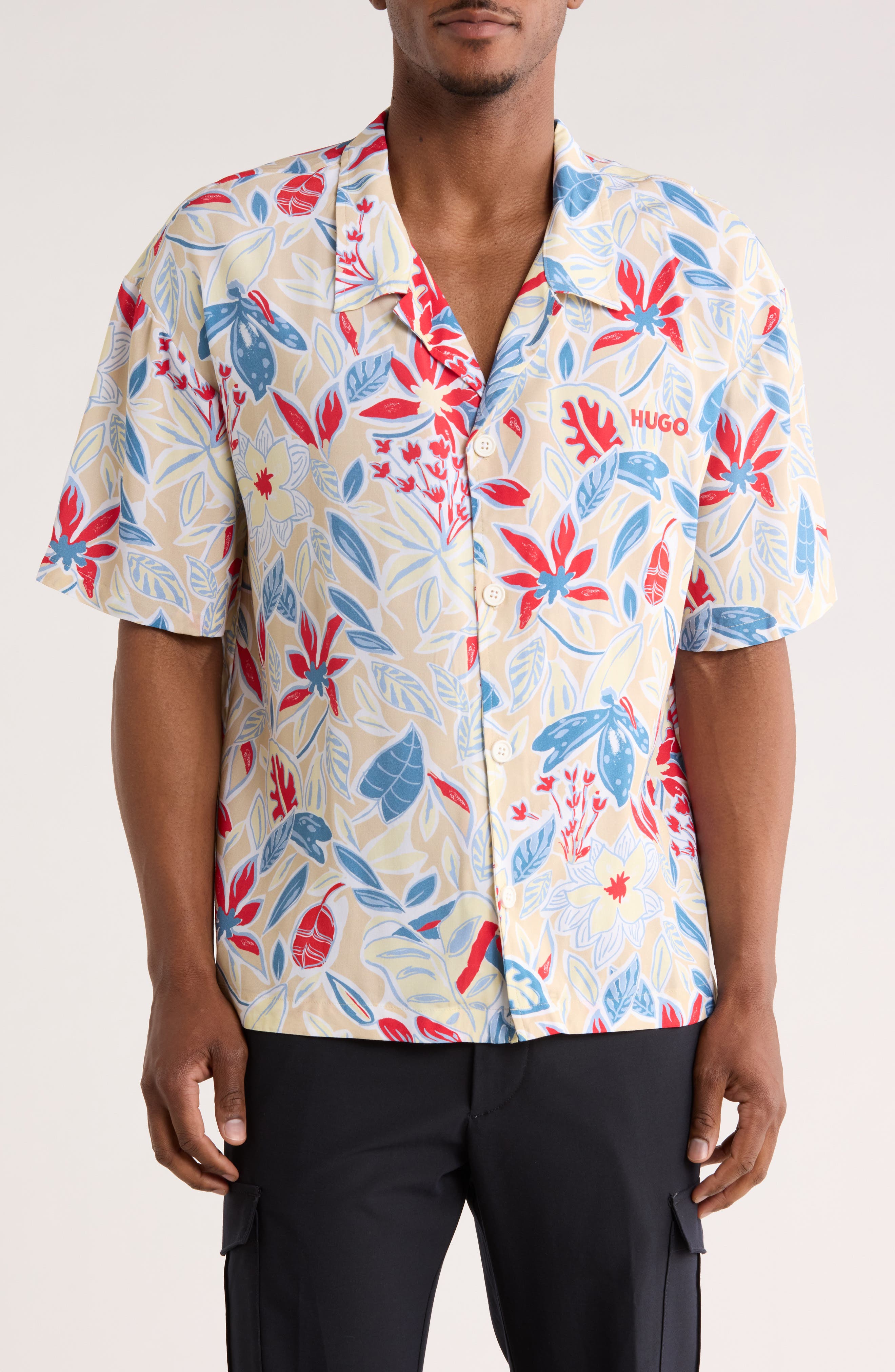 BOSS Beach Camp Shirt