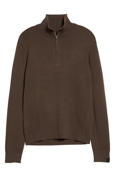 Danton Quarter Zip Cotton Sweater