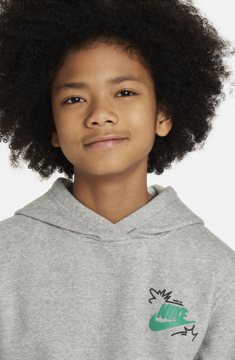 Nike Kids' Sportswear Club Fleece Hoodie, Alternate, color, 