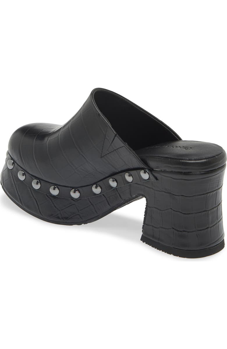 Chocolat Blu Hester Platform Clog, Alternate, color, Black Crocodile