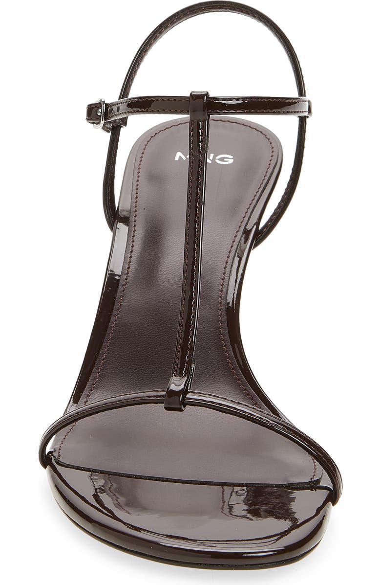 MANGO Lion Sandal, Alternate, color, Chocolate