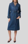 Blu Pepper Double Breasted Denim Coat
