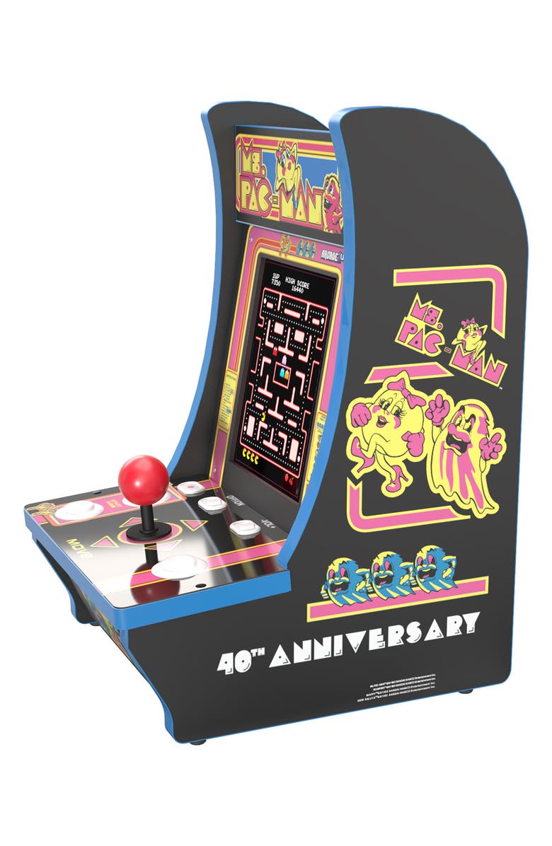 Arcade1Up Ms. Pac-Man 40th Anniversary Countercade Cabinet, Main, color,