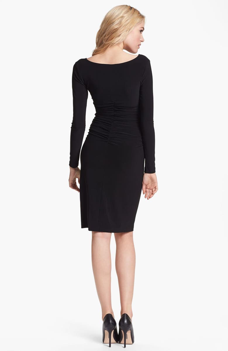 KAMALIKULTURE Shirred Long Sleeve Dress, Alternate, color, 