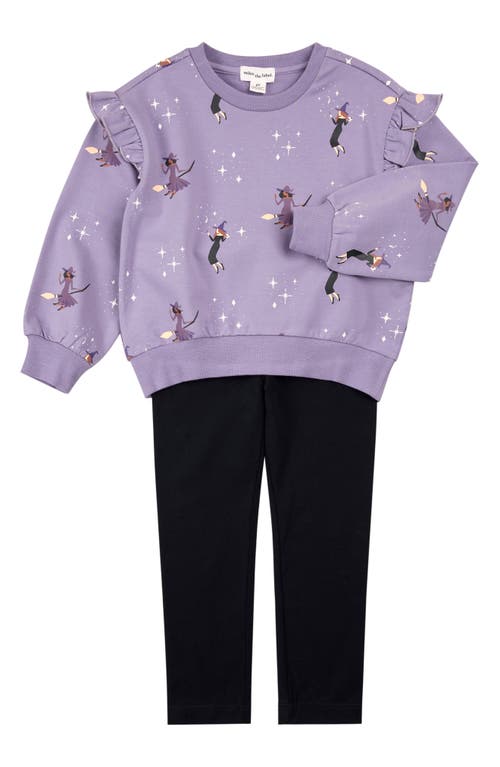 Miles The Label Graphic Sweatshirt & Leggings Set In Multi