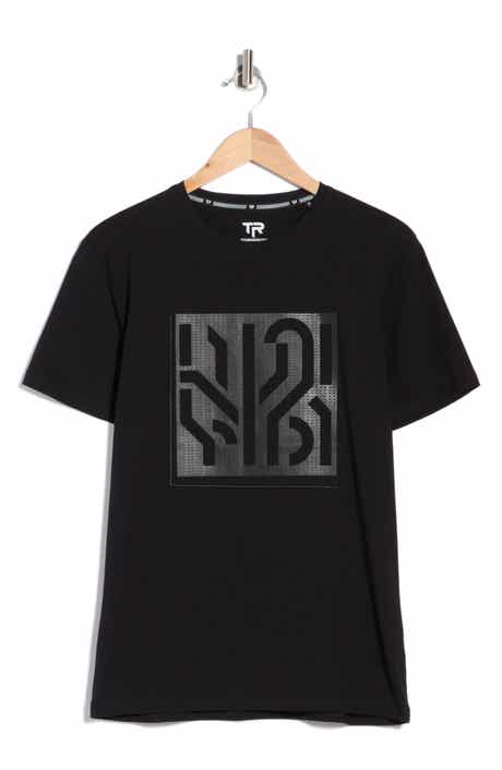 3D Geometric Line Graphic T-Shirt