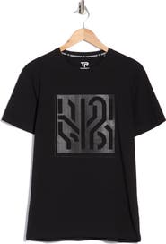 T.R. PREMIUM 3D Geometric Line Graphic T-Shirt