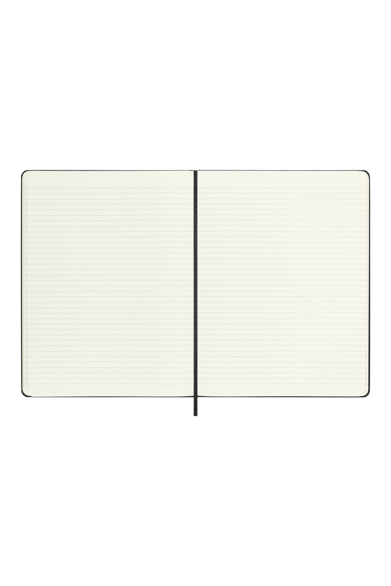 Classic Hardcover Extra Large Notebook, Alternate, color, BLACK