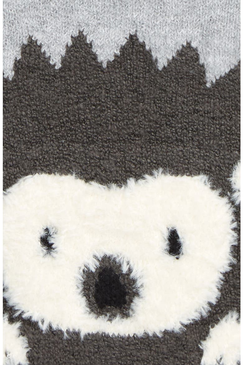 Fuzzy Icon Sweater, Alternate, color, GREY ASH HEATHER HEDGEHOG