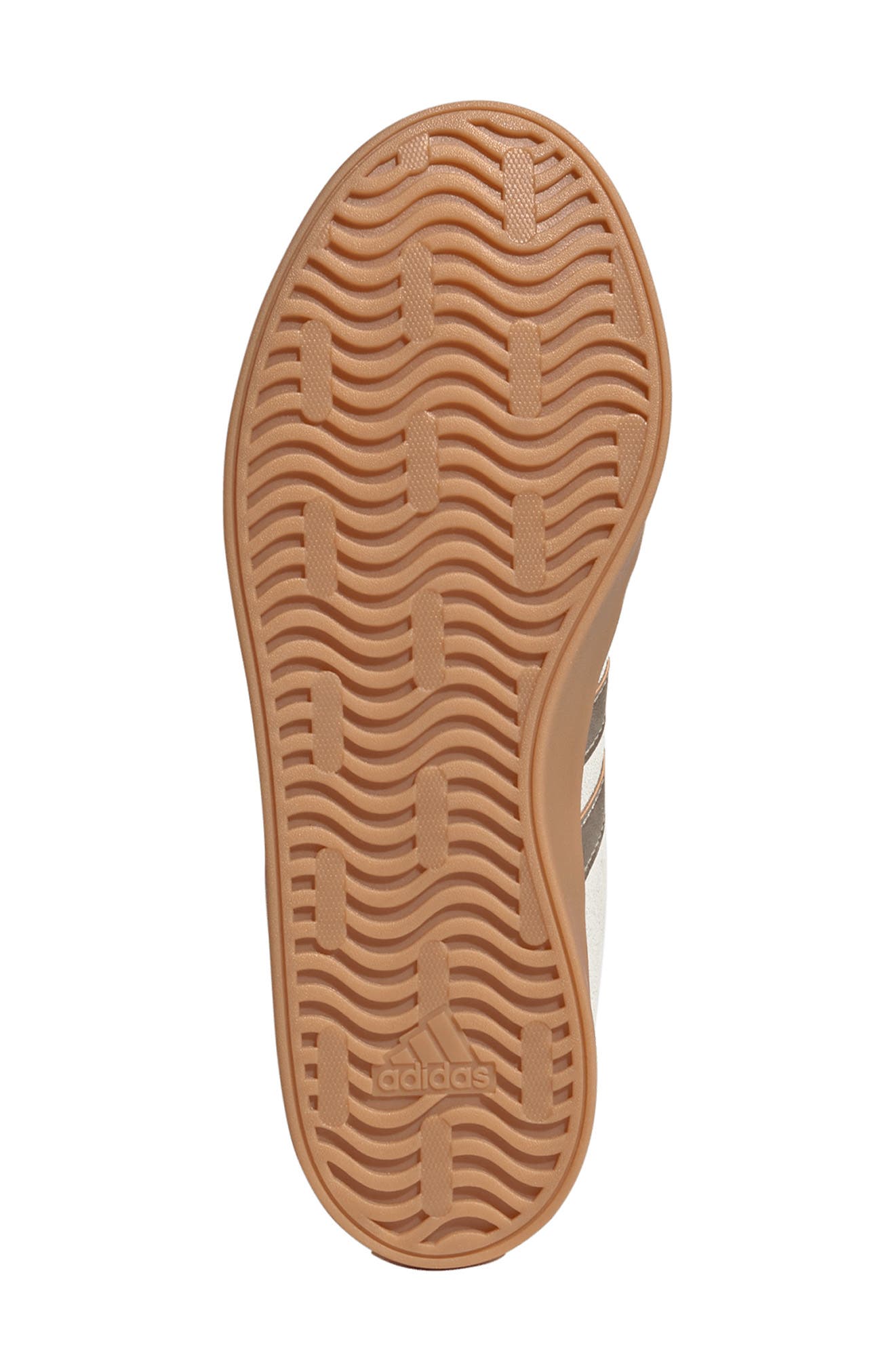 adidas VL Court 3.0 Sneaker, Alternate, color, Off White/ Cyber/ Gold