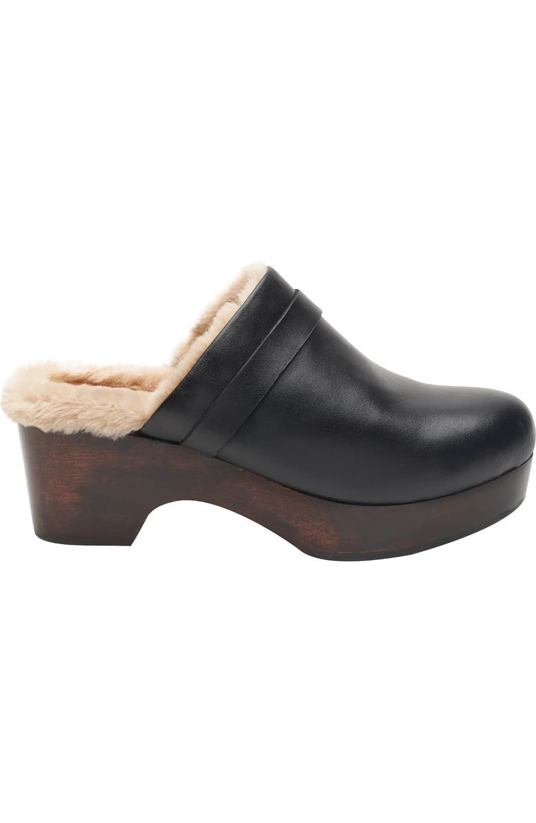 André Assous Sofi Faux Shearling Lined Water Resistant Clog, Alternate, color,