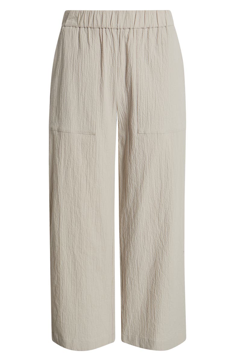 Eileen Fisher Stretch Organic Cotton Crop Pants, Alternate, color,