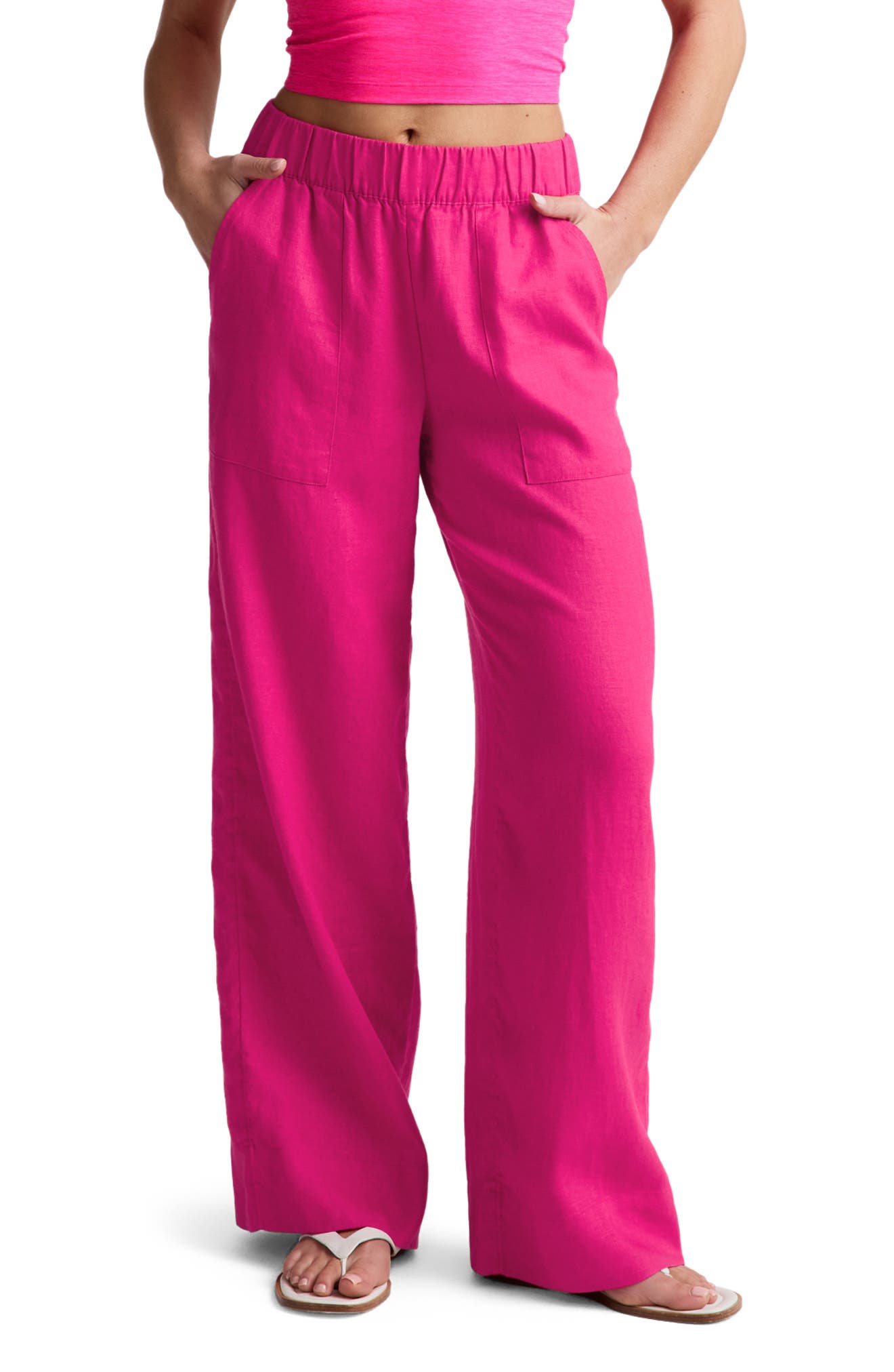Softwash Wide Leg Linen Pants - image 5