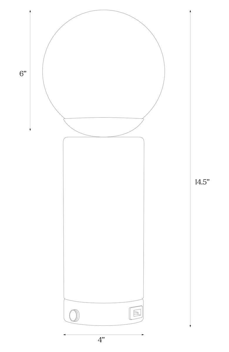 Brightech Marble LED Table Lamp, Alternate, color, 