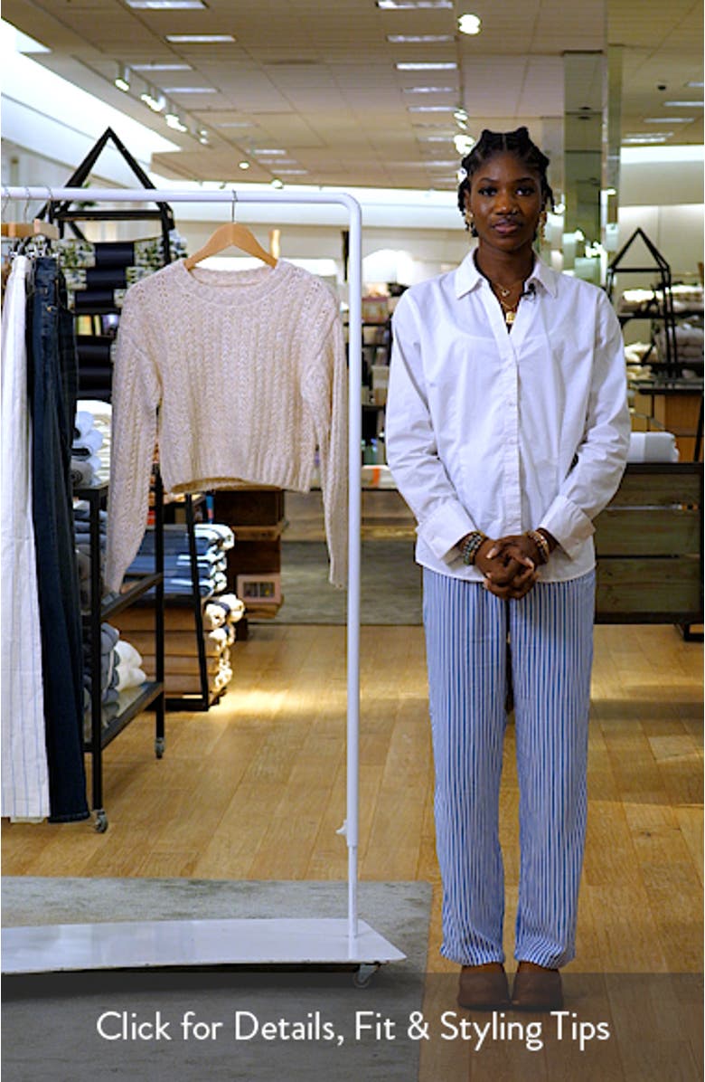 Chunky Crop Sweater, sales video thumbnail