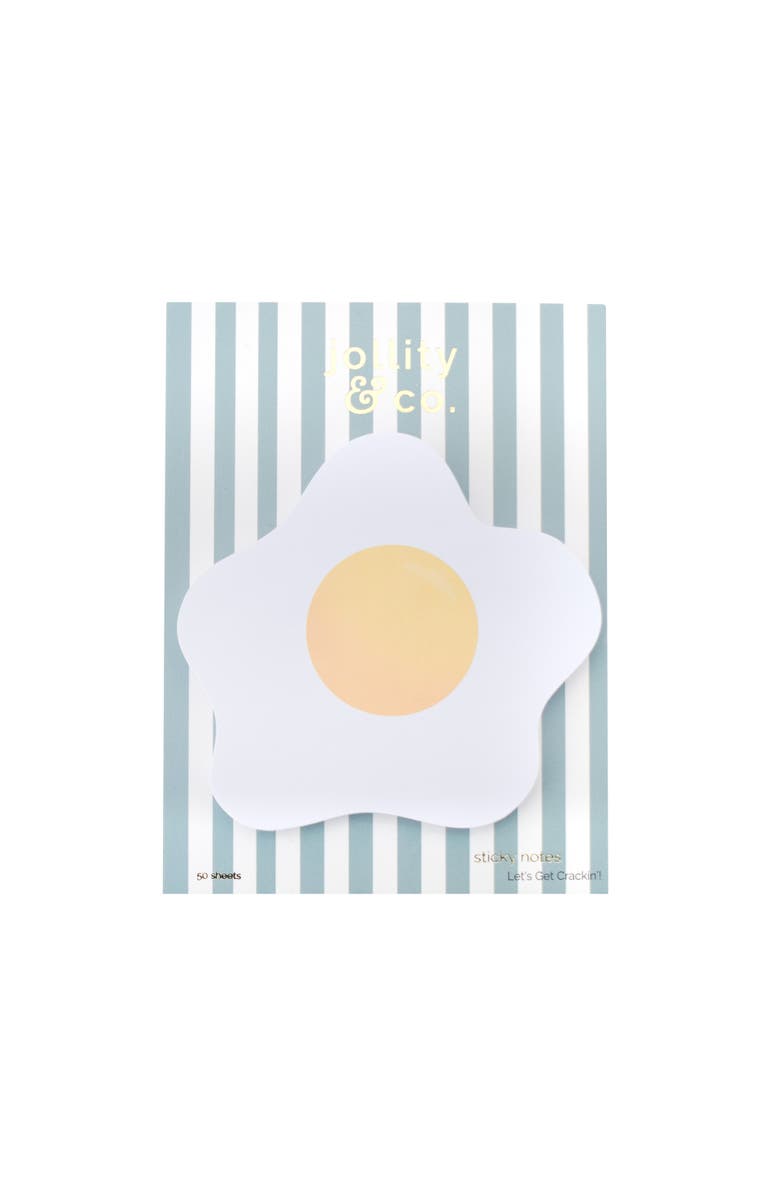 Jollity & Co. Novelty Shaped Sticky Notes, Main, color, Egg