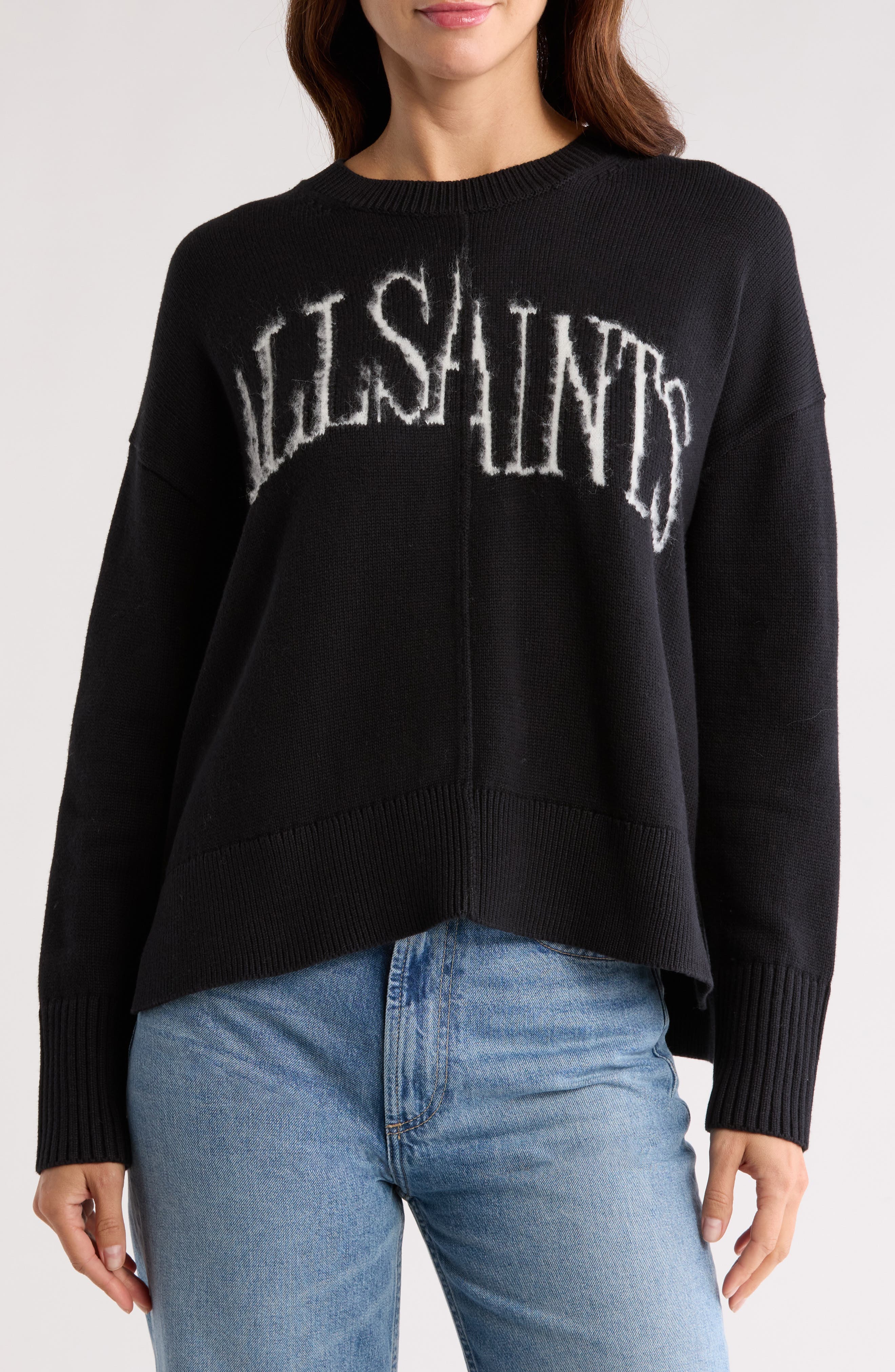 Split Saints Crewneck Pullover
