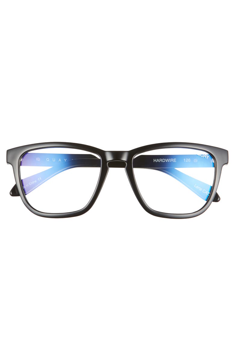 QUAY Hardwire 54mm Blue Light Filtering Glasses, Main, color, 