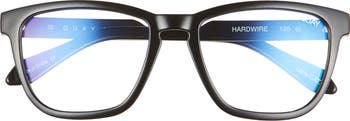 QUAY Hardwire 54mm Blue Light Filtering Glasses | Nordstrom display picture 1