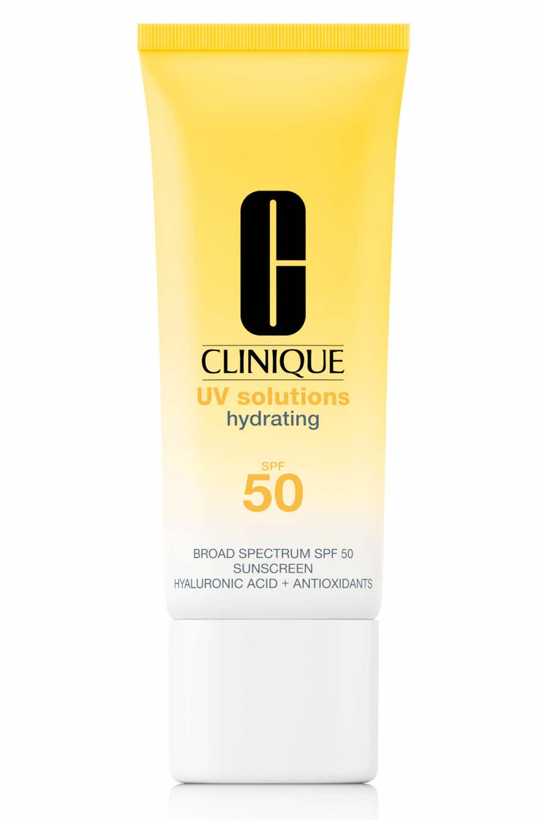 UV Solutions Hydrating Sunscreen SPF 50 with Hyaluronic Acid, Main, color, NO COLOR