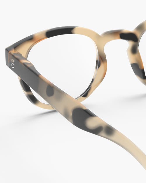 Izipizi #c 49mm Square Reading Glasses In Brown