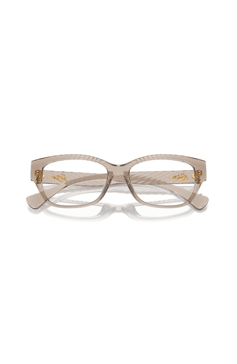 RALPH 53mm Oval optical glasses, Alternate, color, Beige