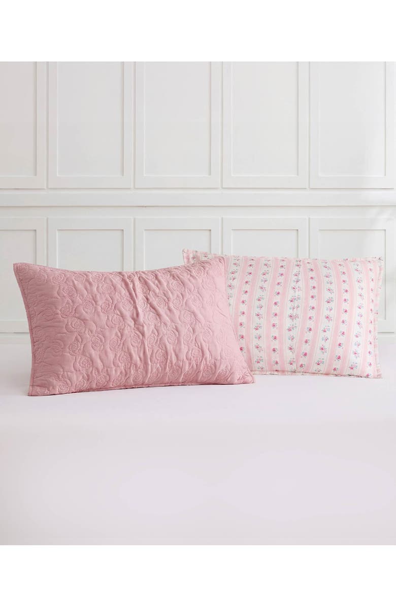 Jessica Simpson Hazel Quilt Comforter & Sham Set, Alternate, color, Hazel Pink