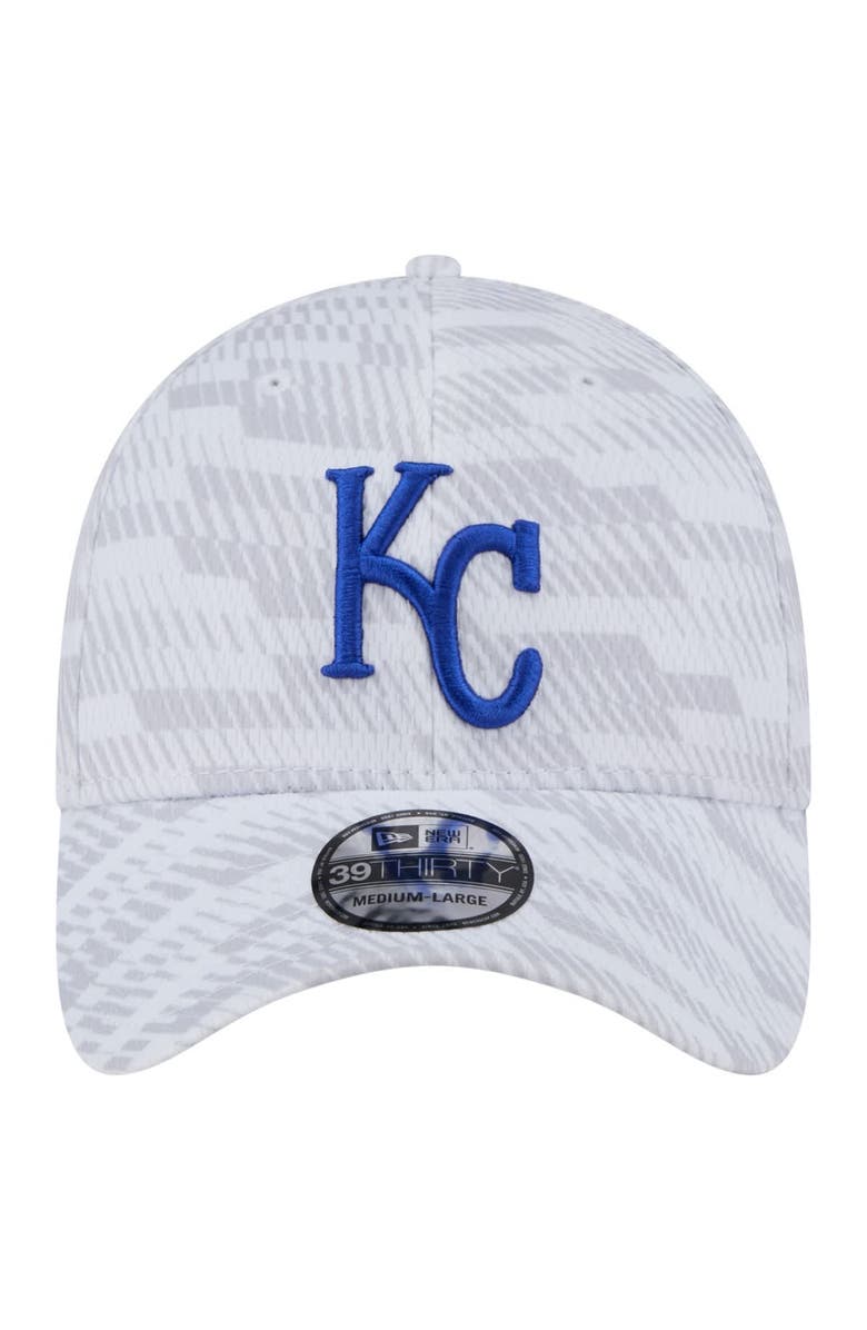 New Era Men's New Era  White Kansas City Royals Graded 39THIRTY Stretch Fit Hat, Alternate, color, 