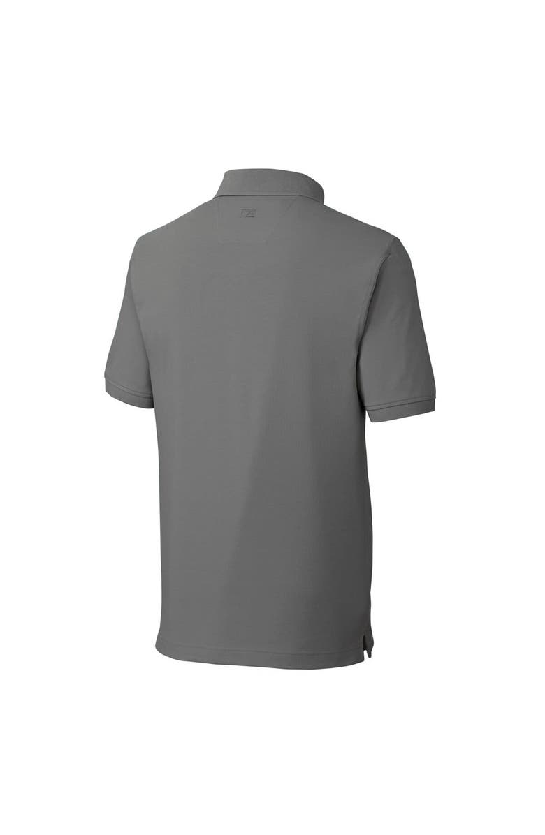 Cutter & Buck Men's Cutter & Buck Steel Michigan Wolverines Vault Advantage Tri-Blend Pique Big & Tall Polo, Alternate, color,