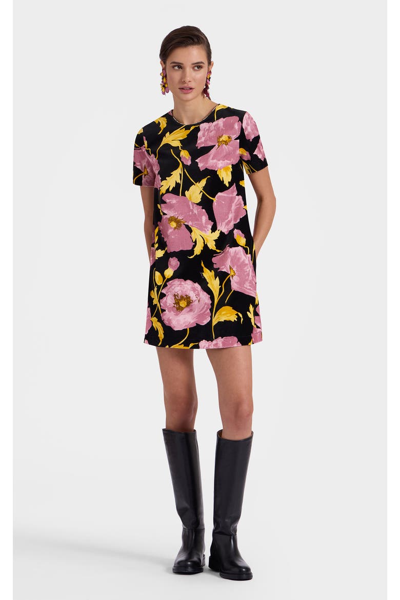Mini Swing Dress, Main, color, Sylph Black