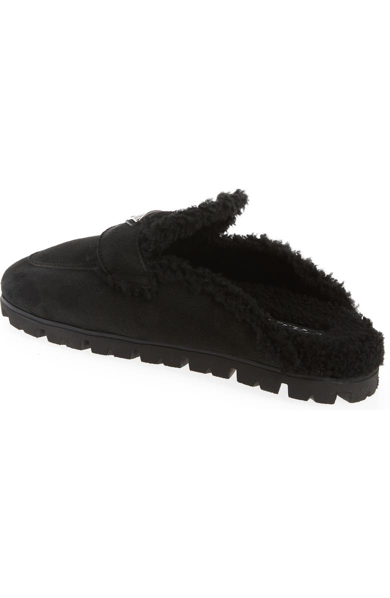 Prada Fussbet Genuine Shearling Slipper, Alternate, color,