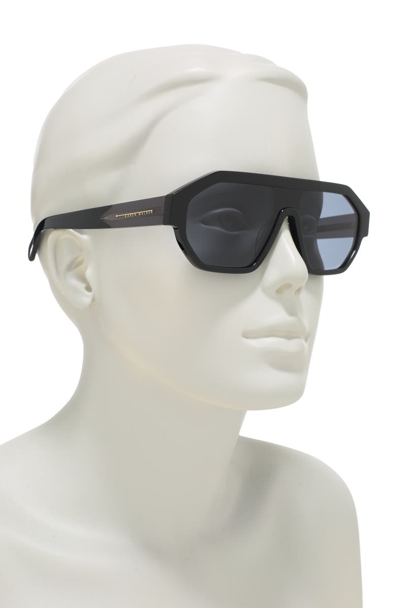 Karen Walker Tribon 70mm Shield Sunglasses, Alternate, color,