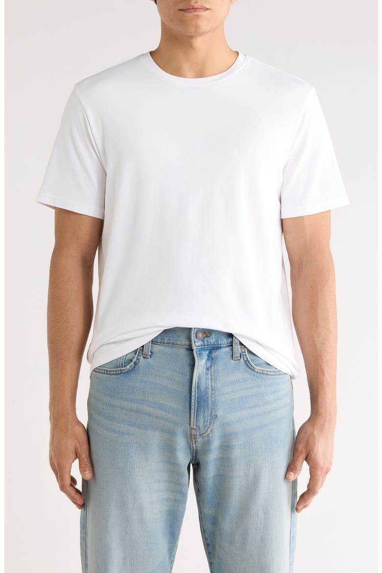 Interlock T-Shirt, Main, color, WHITE