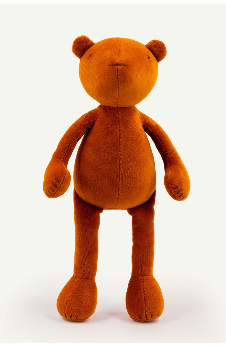 ADADA Jermaine, the teddy bear stuffed animal with sailor shirt, Main, color, Rust/Copper