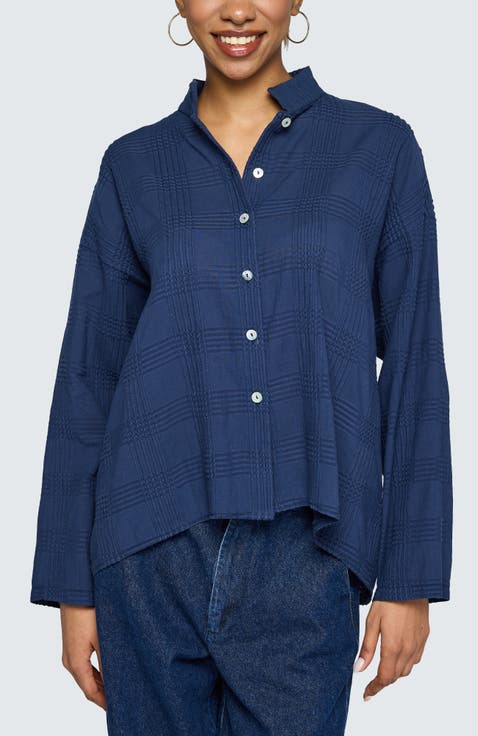 Serina Mandarin Collar Shirt