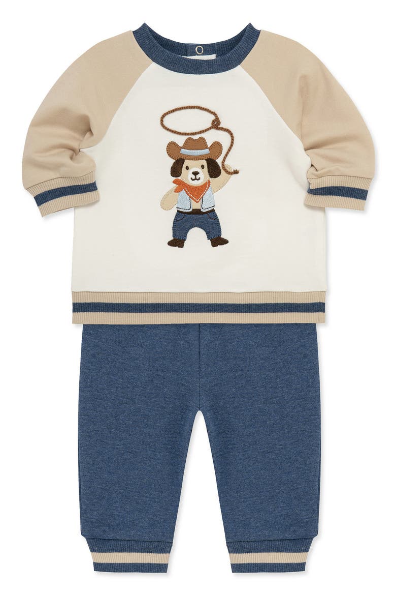 Kids' Western Pup Two-Piece Active Set, Alternate, color, BLUE