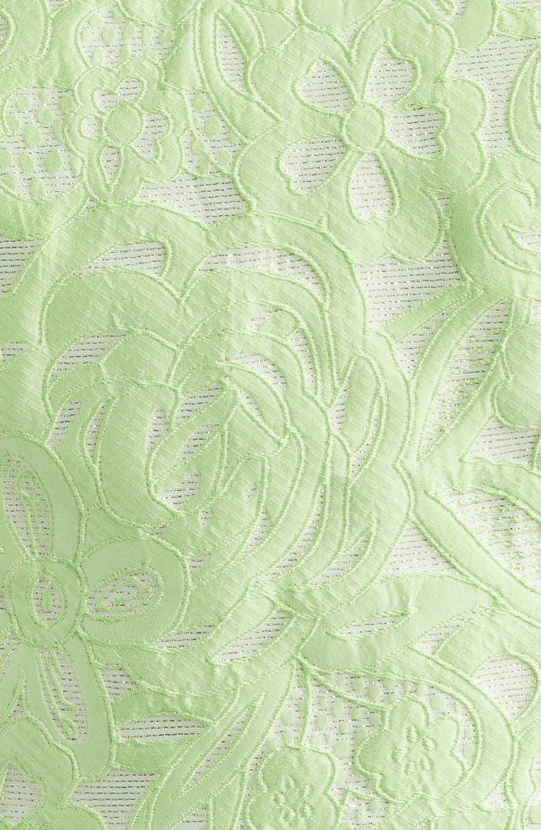 Lilly Pulitzer<sup>®</sup> Cerese Bow Shoulder Pleated Skirt Dress, Alternate, color, Pistachio Macaron Floral