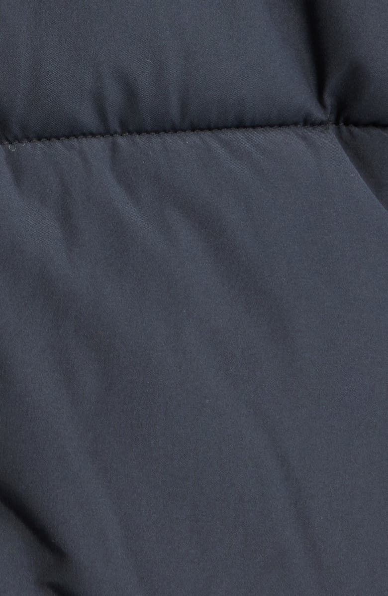 Save The Duck Miss Waterproof Quilted Longline Coat, Alternate, color, Black