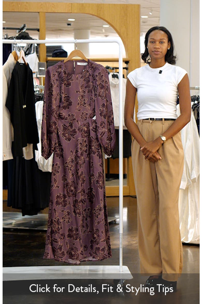 Quinn Bishop Sleeve Maxi Dress video