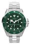 Green/ Silver-Tone