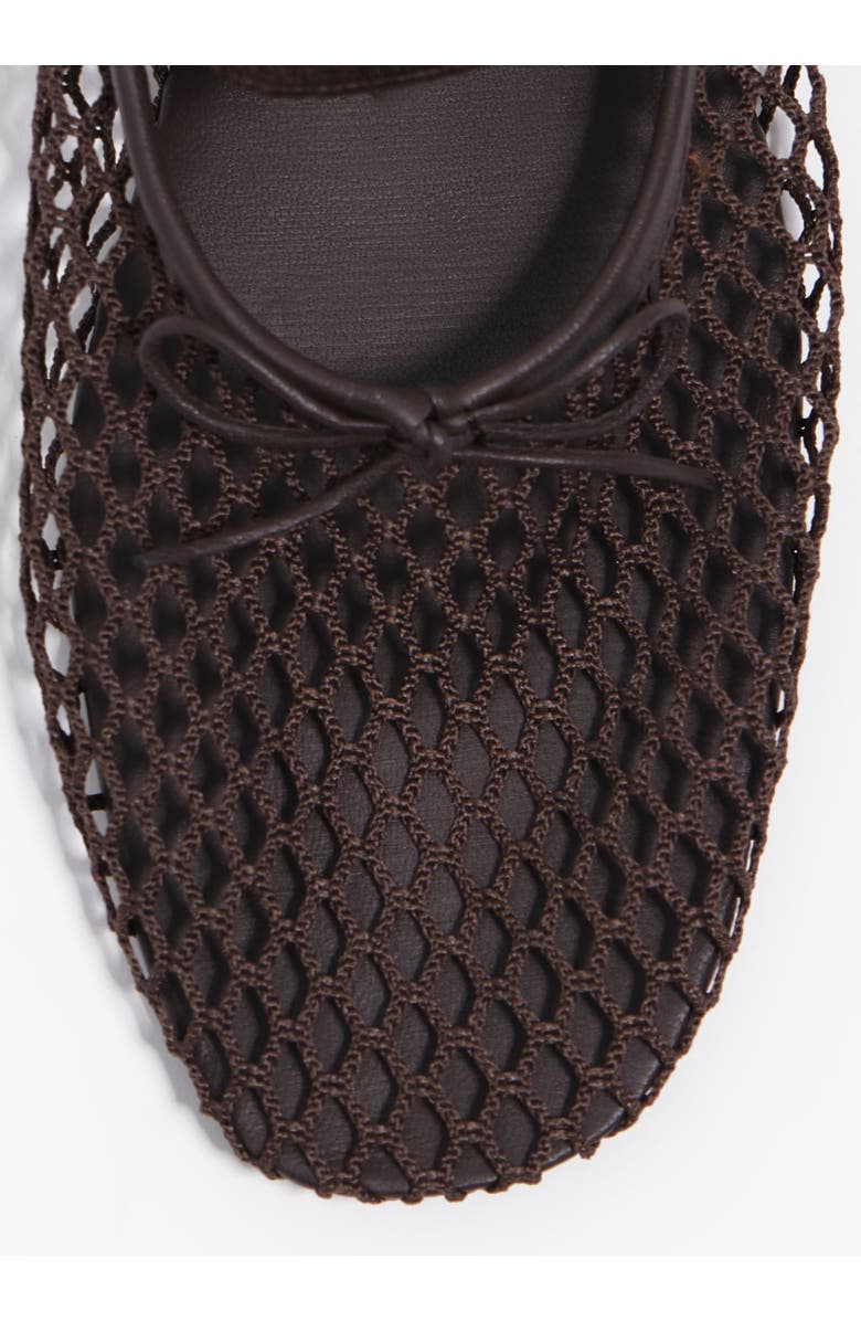 Bimba y Lola Mesh Ballerina, Alternate, color, Dark Brown