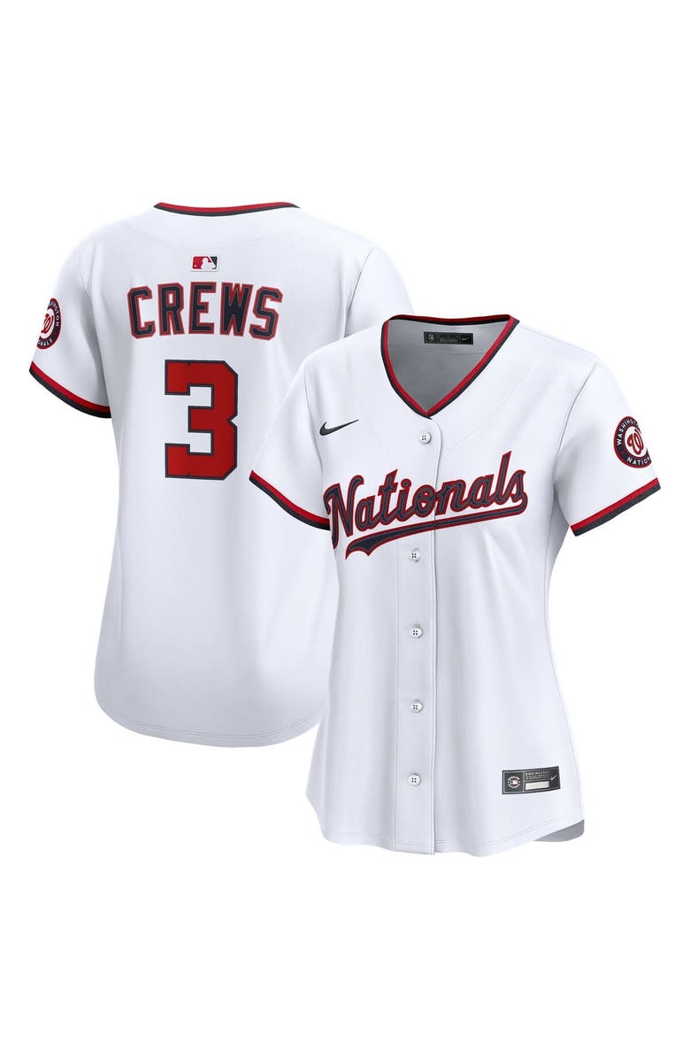 Nike Women's Nike Dylan Crews White Washington Nationals Home Limited Player Jersey, Alternate, color, White