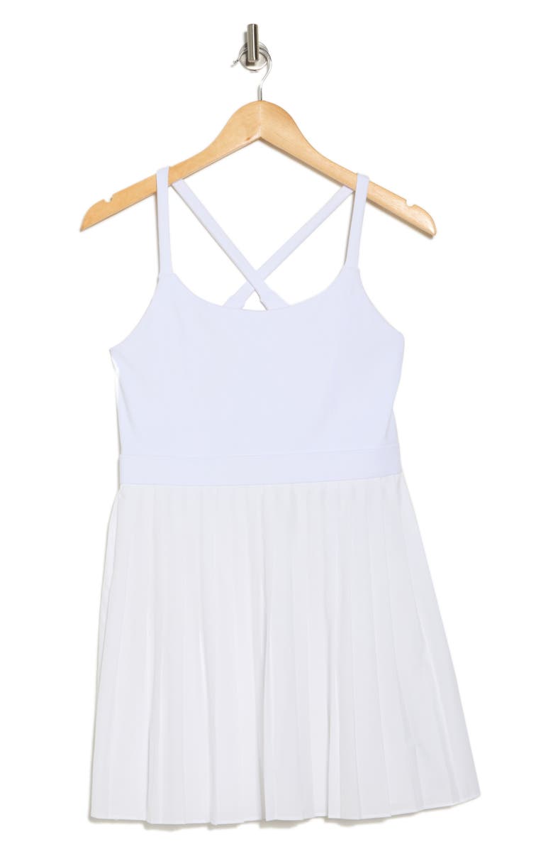 Tiebreak Crossback Pleated Active Dress