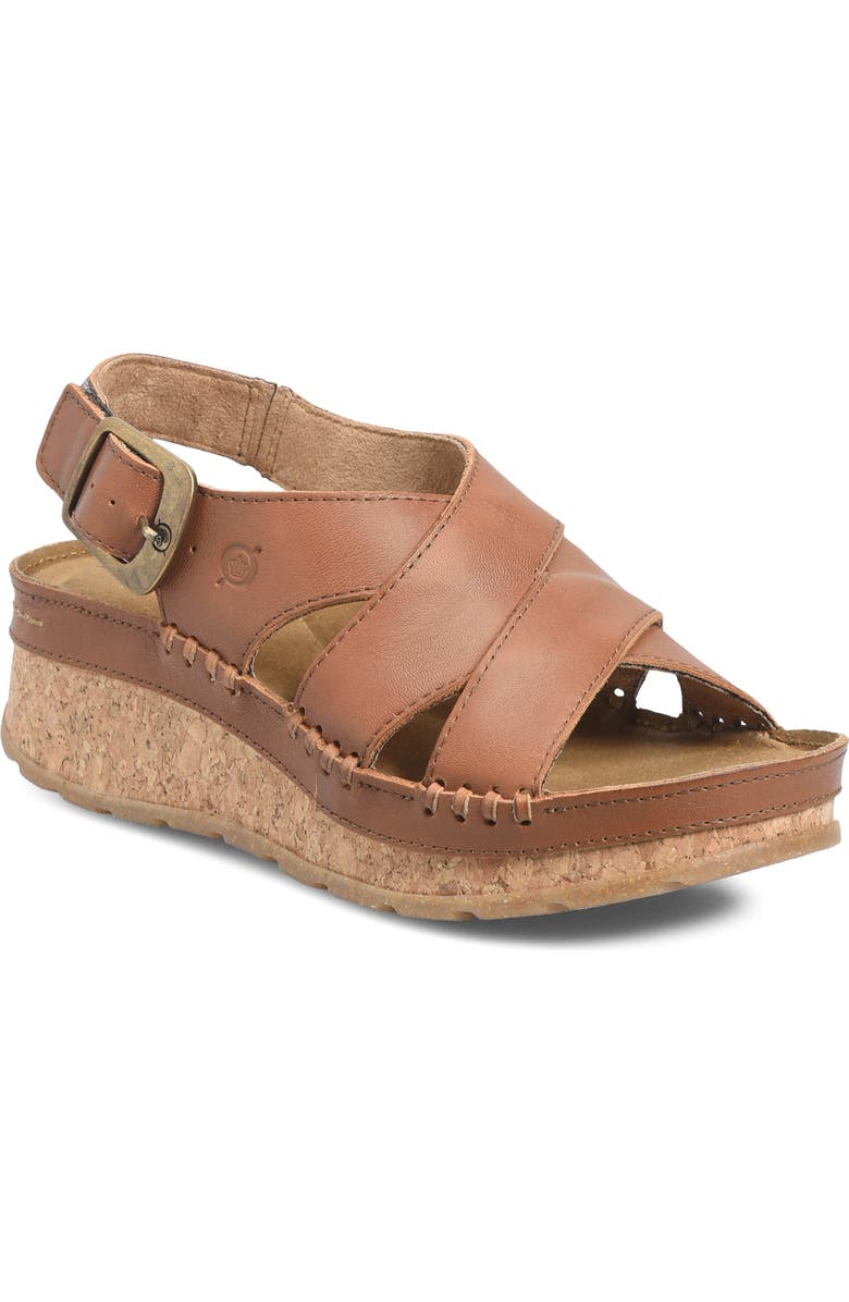 Børn Kavala Platform Sneaker, Main, color, Brown Leather