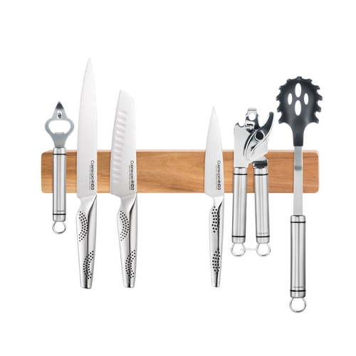 Cuisine::pro ® Id3® Magnetic Knife Holder 15.5" Acacia In Gray