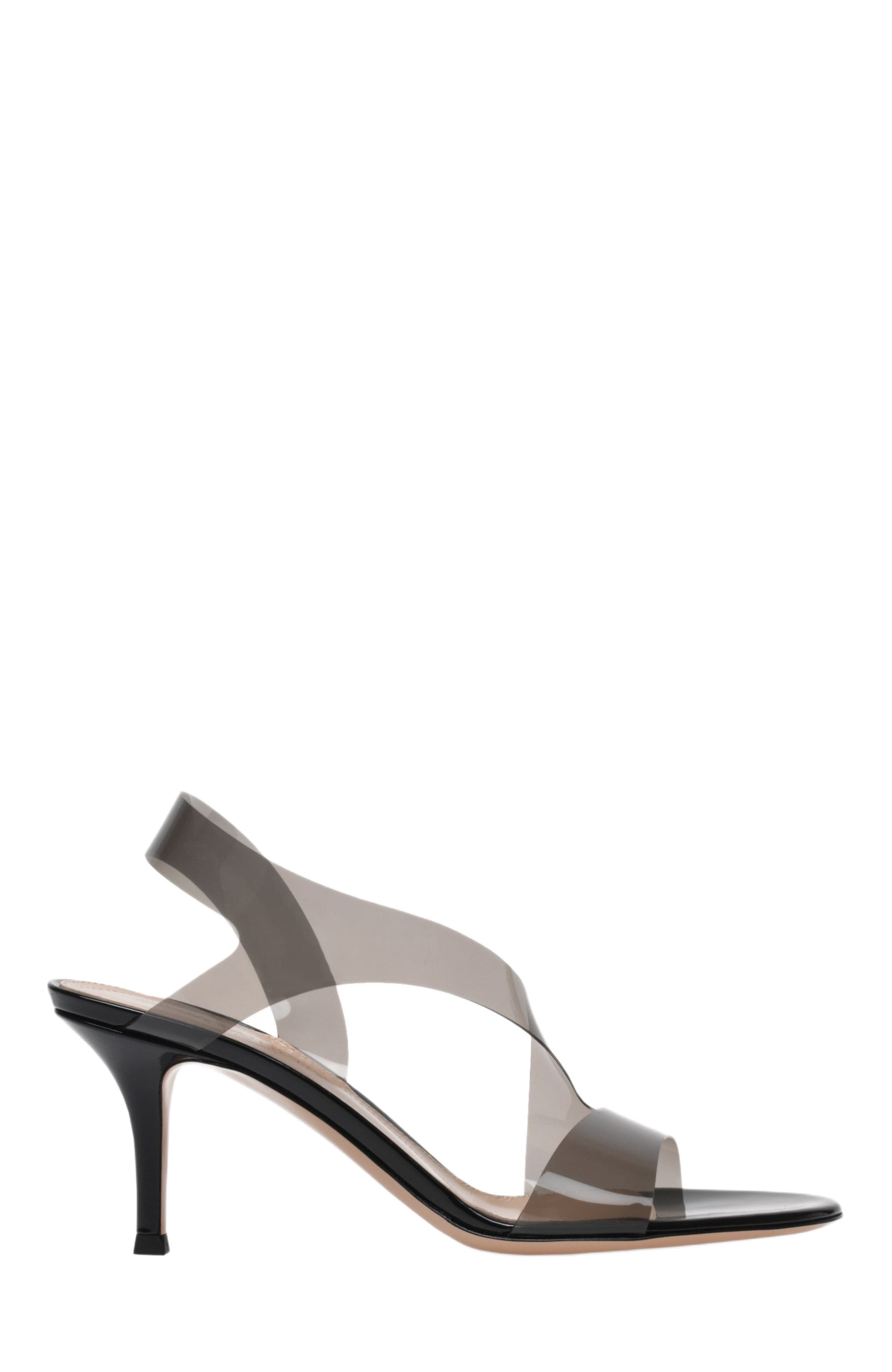 Gianvito Rossi Metropolis 70 Sandal, Main, color, Black