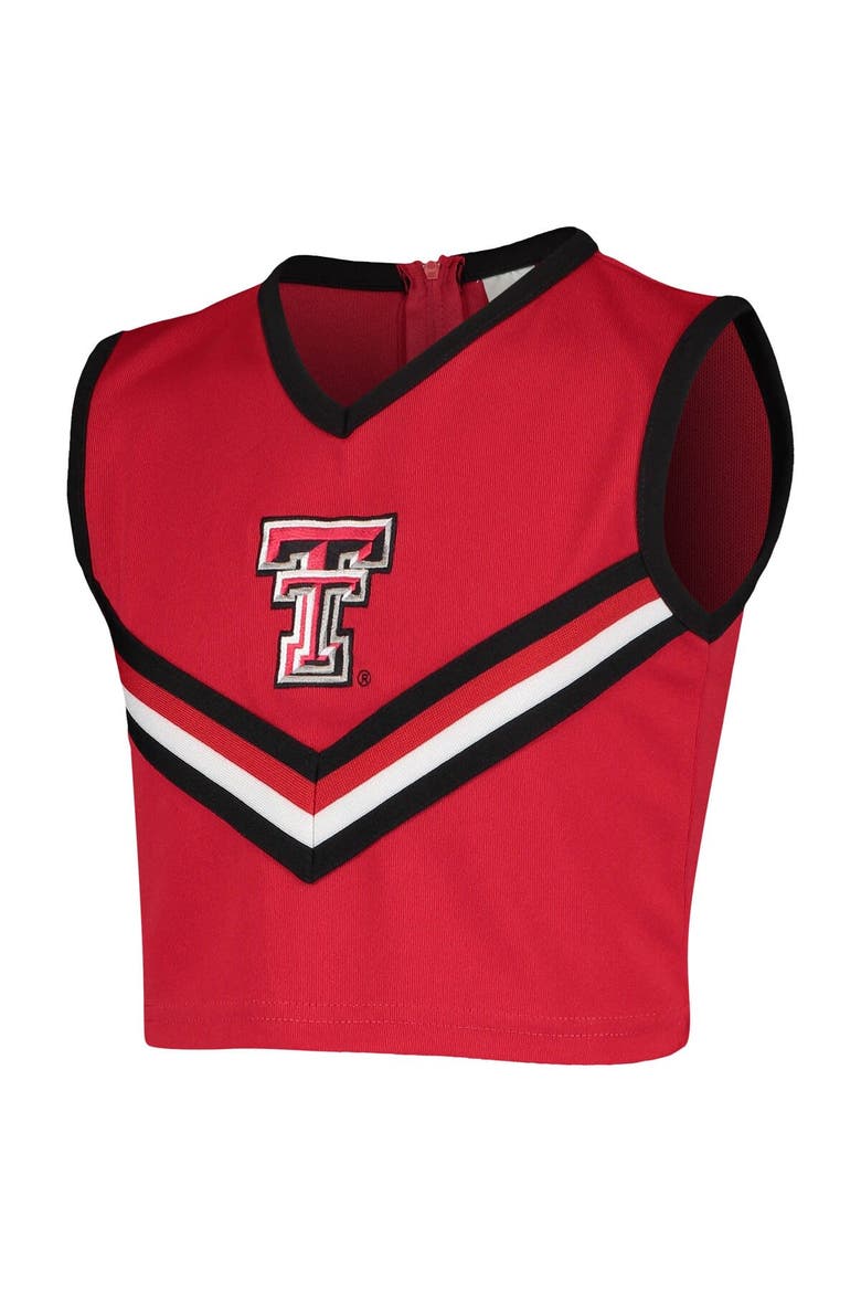 Girls Youth Red Texas Tech Red Raiders Two-Piece Cheer Set, Alternate, color, Red