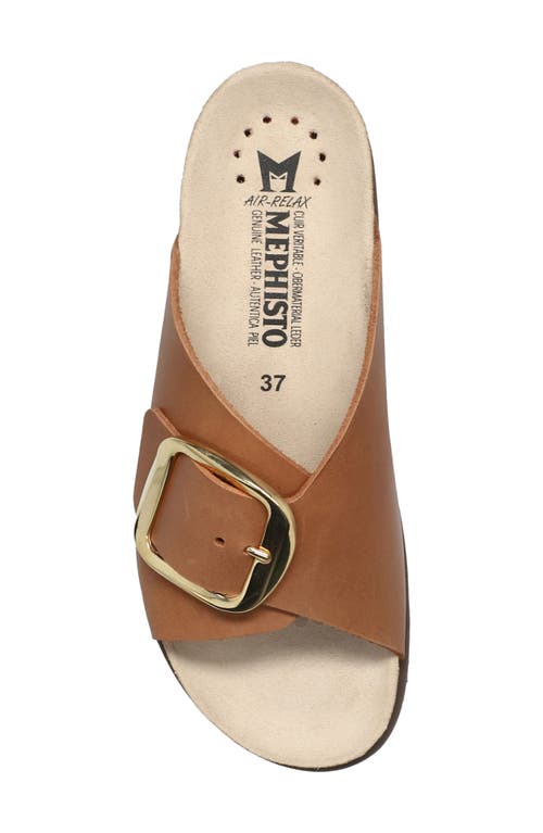 Mephisto Hariana Slide Sandal In Camel
